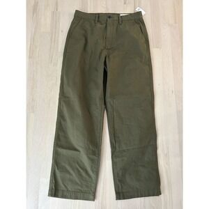GAP Green Cotton Baggy Fit Chinos Sz 31 New w/ Tags $69.95 MSRP